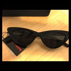 Le Specs Adam Selman Retro Cat Eye Sunglasses